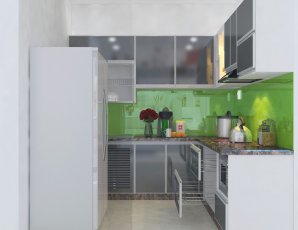 Tủ bếp Acrylic